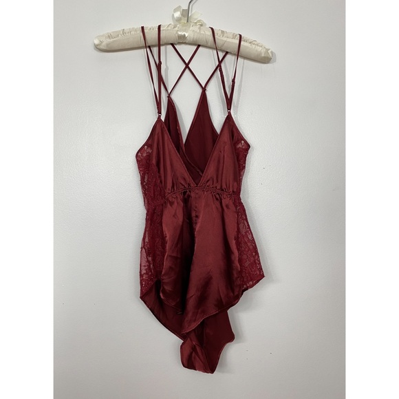 Vintage Other - LA SENZA - Satin Lace Bodysuit